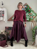 Pull Clouté bordeaux du 36 au 40/42