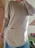 Pull Sonia taupe