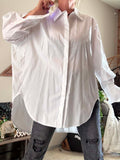 Chemise oversize blanche