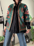 Veste bohème verte du 36 au 44/46