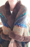 Poncho Hippie Chocolat