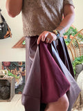 Jupe avec ceinture Celine bordeaux du 36 au 42/44