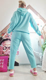 Ensemble jogg Bohème turquoise