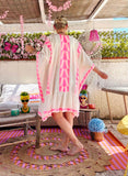 Robe poncho fushia Jaipur
