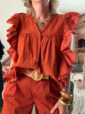 Blouse Tapia couleur Terracotta