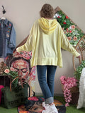Sweat Skull strass jaune