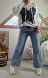 Pull Blanc Papillon jeans