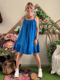 Robe Tunique Isabelle bleu électrique