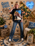 Tee-shirt Ample Fashion Dog Anthracite du 38 au 48