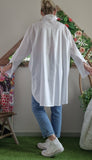 Chemise Longue oversize blanche