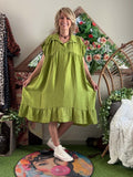Robe Cécile Pistache du 38 au 52