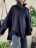 Chemise Faustine marine du 36 au 46