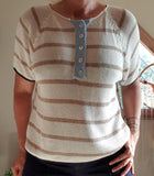 Pull marin col bleu