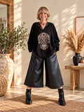 Sweat Oversize CALAVERA noir du 38 au 52