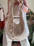 Sac crochet blanc