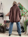Chemise Faustine chocolat du 36 au 46