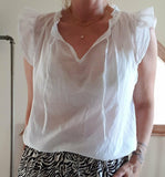 Blouse  Pauline blanc