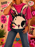 Tee-shirt Ample Bunny Pop du 38 au 48