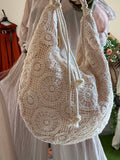 Sac crochet blanc