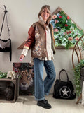 Veste bohème florale du 36 au 44/46