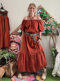 Robe Leslie rouille