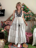 Robe Elena blanche/noire