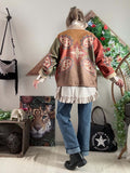 Veste bohème florale du 36 au 44/46
