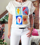 Tee-shirt Crustacé blanc