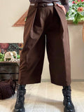 Pantalon Nash Chocolat avec ceinture du 36 au 44