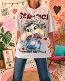 Tee-shirt Ample Bunny Blanc