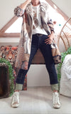 Veste longue Frida pastel