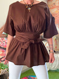 Blouse Murcia chocolat