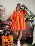 Robe Magalie orange