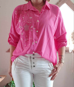 Chemise Tiffany fushia