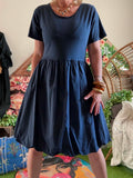 Robe Savana bleu marine