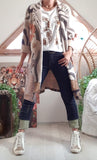 Veste longue Frida pastel