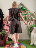Blouse Tapia chocolat