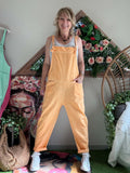 Salopette Justine orange délavée