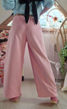 Pantalon avec ceinture Noa rose