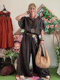 Sac crochet camel
