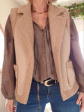 Gilet Marion camel