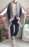 Poncho Hippie gris