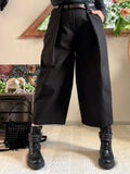 Pantalon Nash noir avec ceinture du 36 au 44