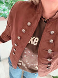 Veste Victoria Chocolat du 36 au 42