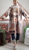 Veste longue Frida pastel