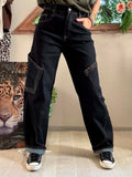 Jeans cargo brut du 34 au 42
