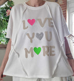 Haut Love You More blanc