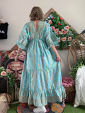 Robe Yasmine turquoise