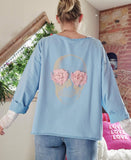 Haut skull  bleu ciel