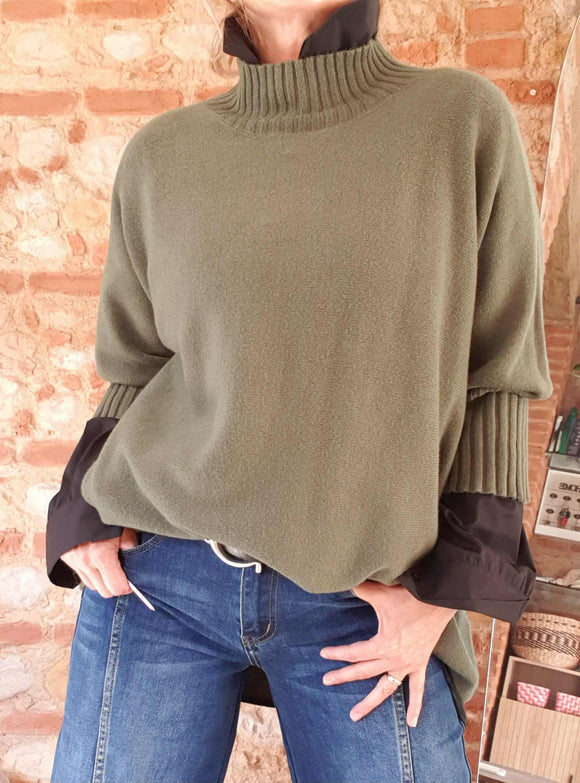 Pull Basic kaki